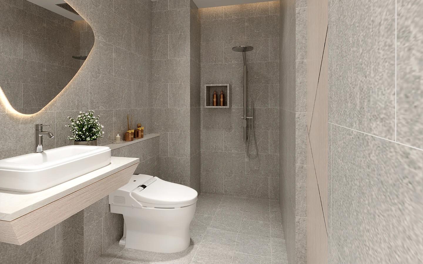 Interior view of One-Bedroom Sea View Apartment in Aura Condominium, Chalong