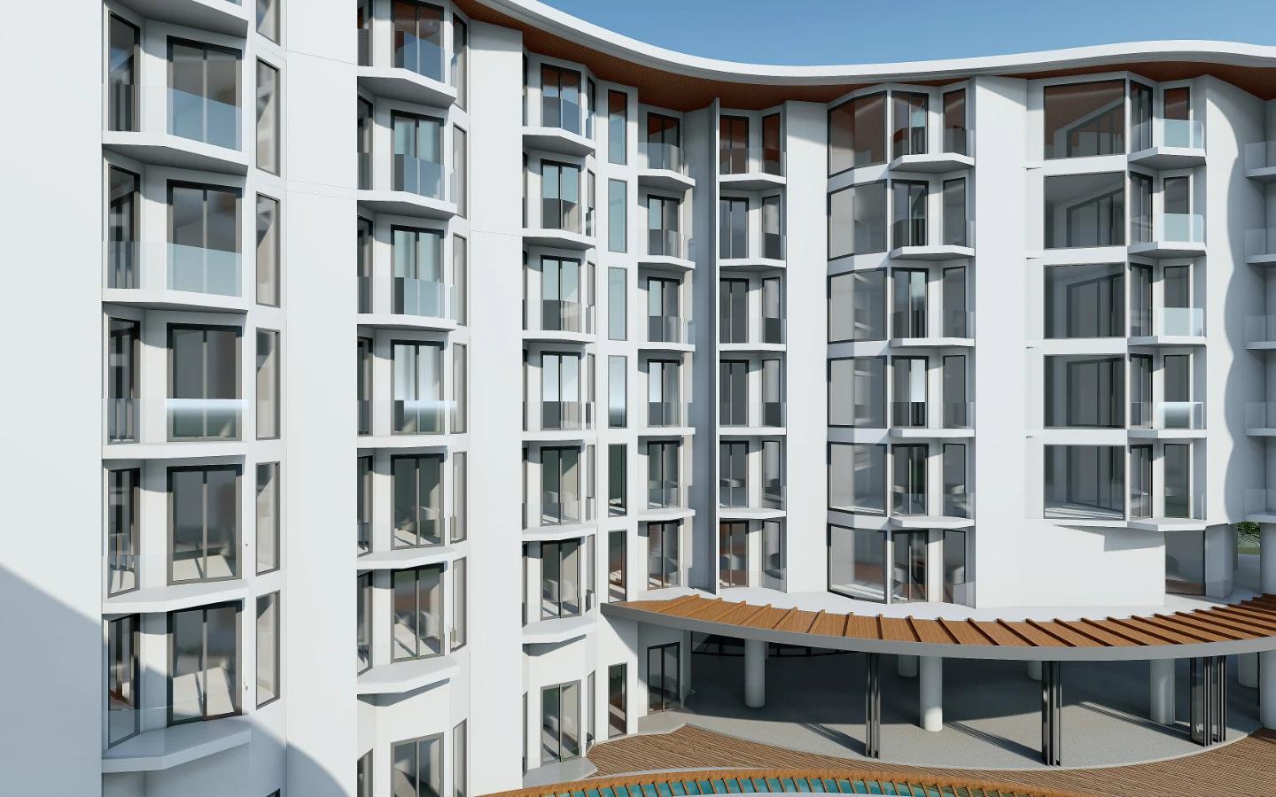 Interior view of 3 Bedroom Sea View Condo for Sale at Aura Condominium Project, Chalong