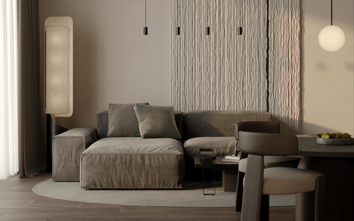 Interior view of Two Bedroom Apartment for Sale at Sunny Moon, Naiharn