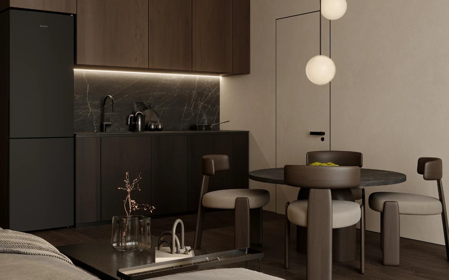 Interior view of Two Bedroom Apartment for Sale at Sunny Moon, Naiharn