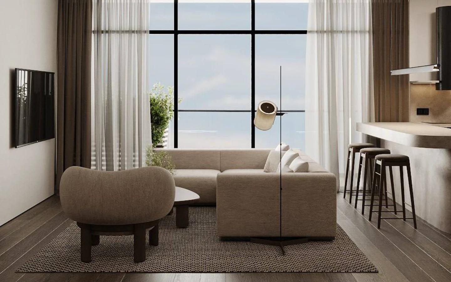 Interior view of Three Bedroom Apartment for Sale at Sunny Moon, Naiharn