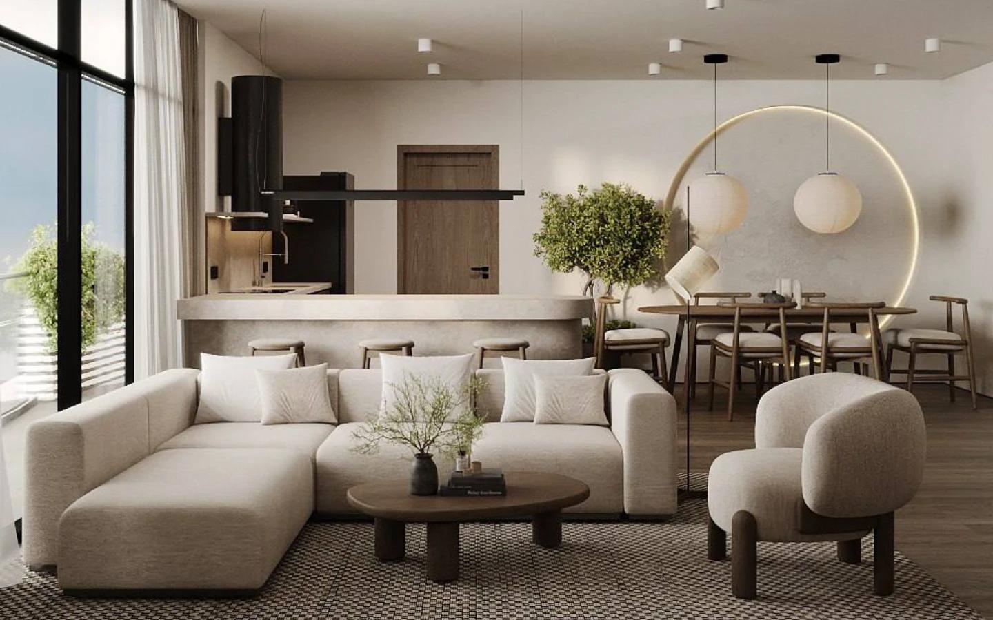 Interior view of Three Bedroom Apartment for Sale at Sunny Moon, Naiharn