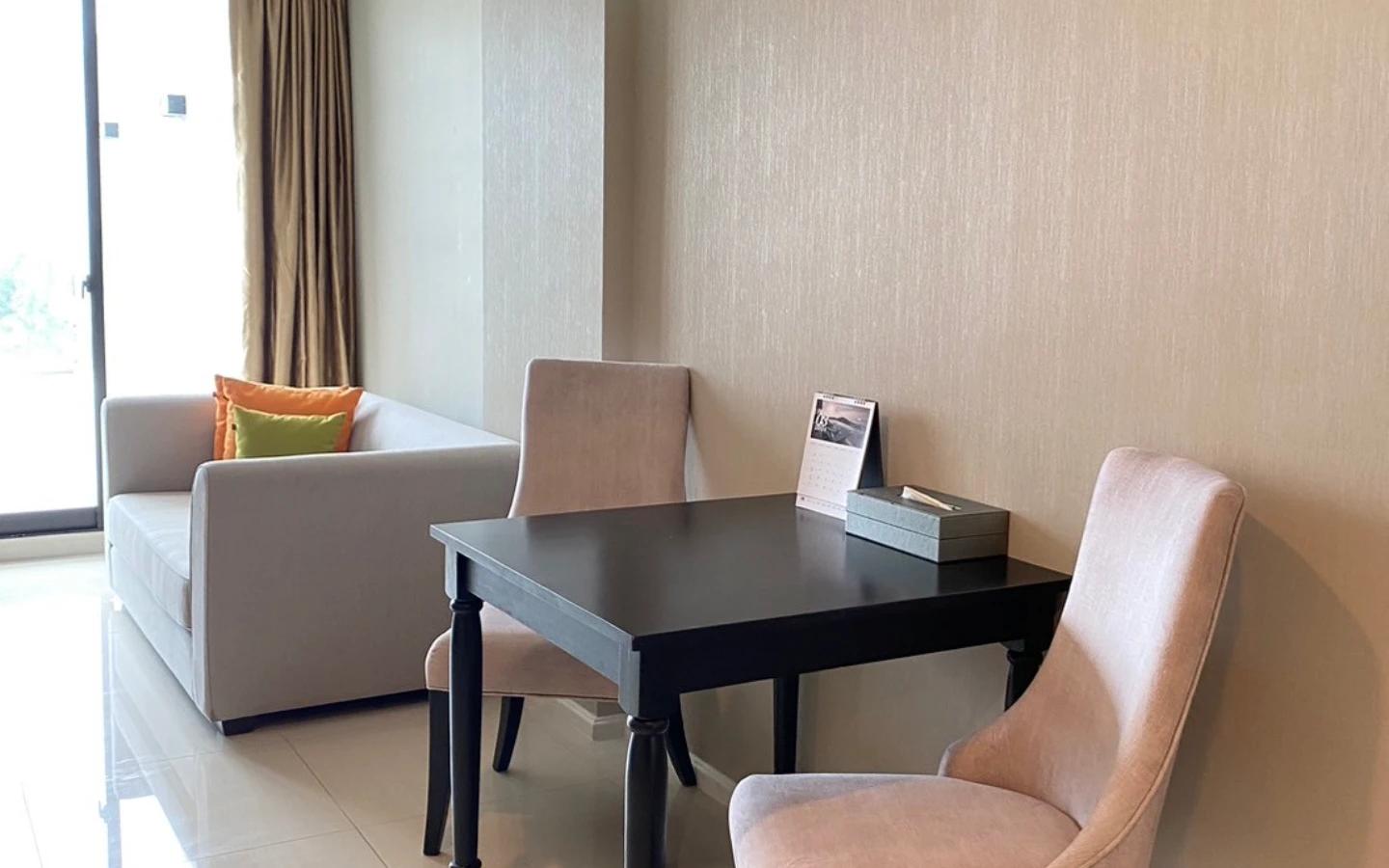 Interior view of Large 1-Bedroom Sea View Condo for Sale at Panora Mida Grande Surin - D502