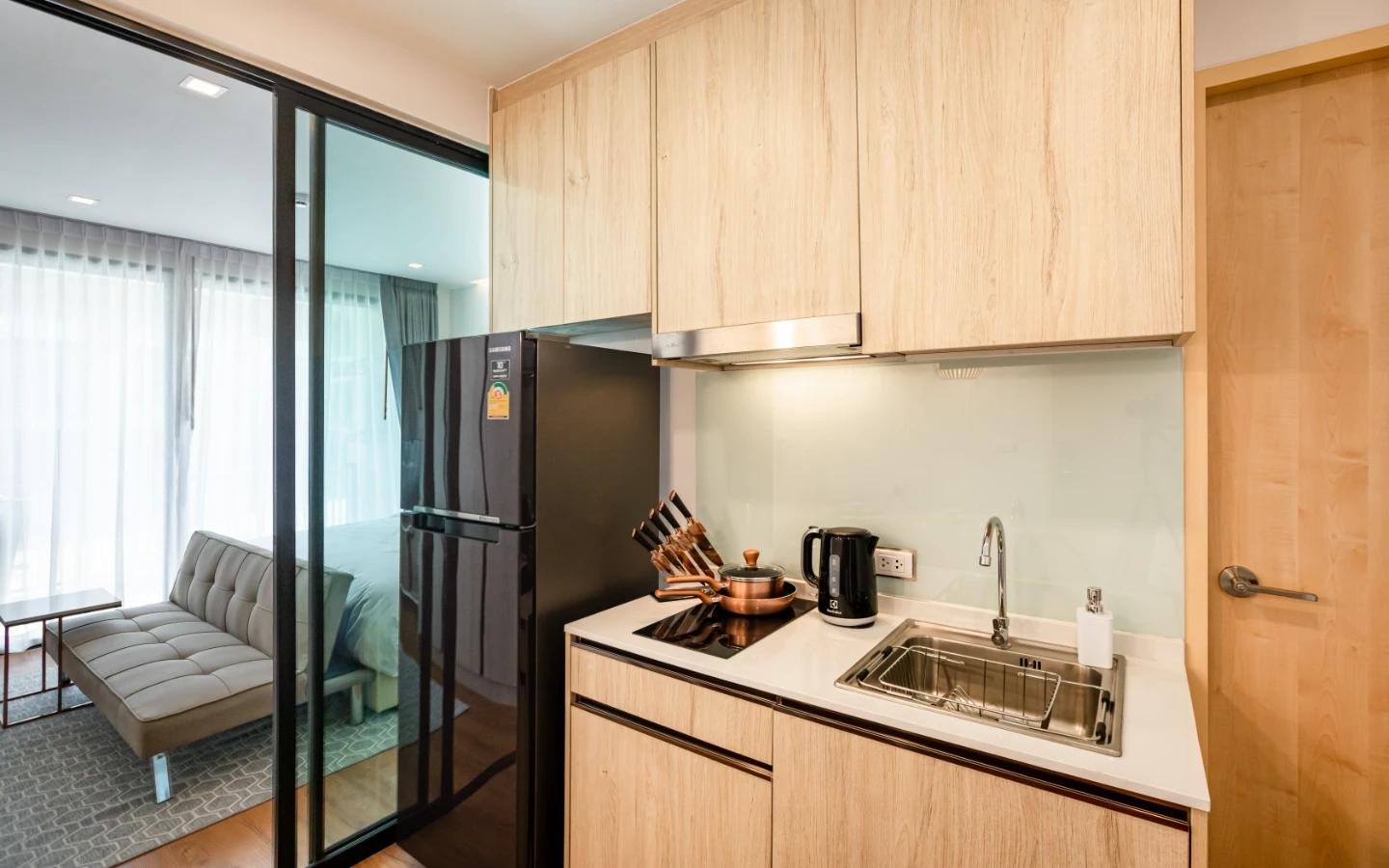 Interior view of Deluxe 1 Bedroom Apartment for Sale at Proud Condominium
