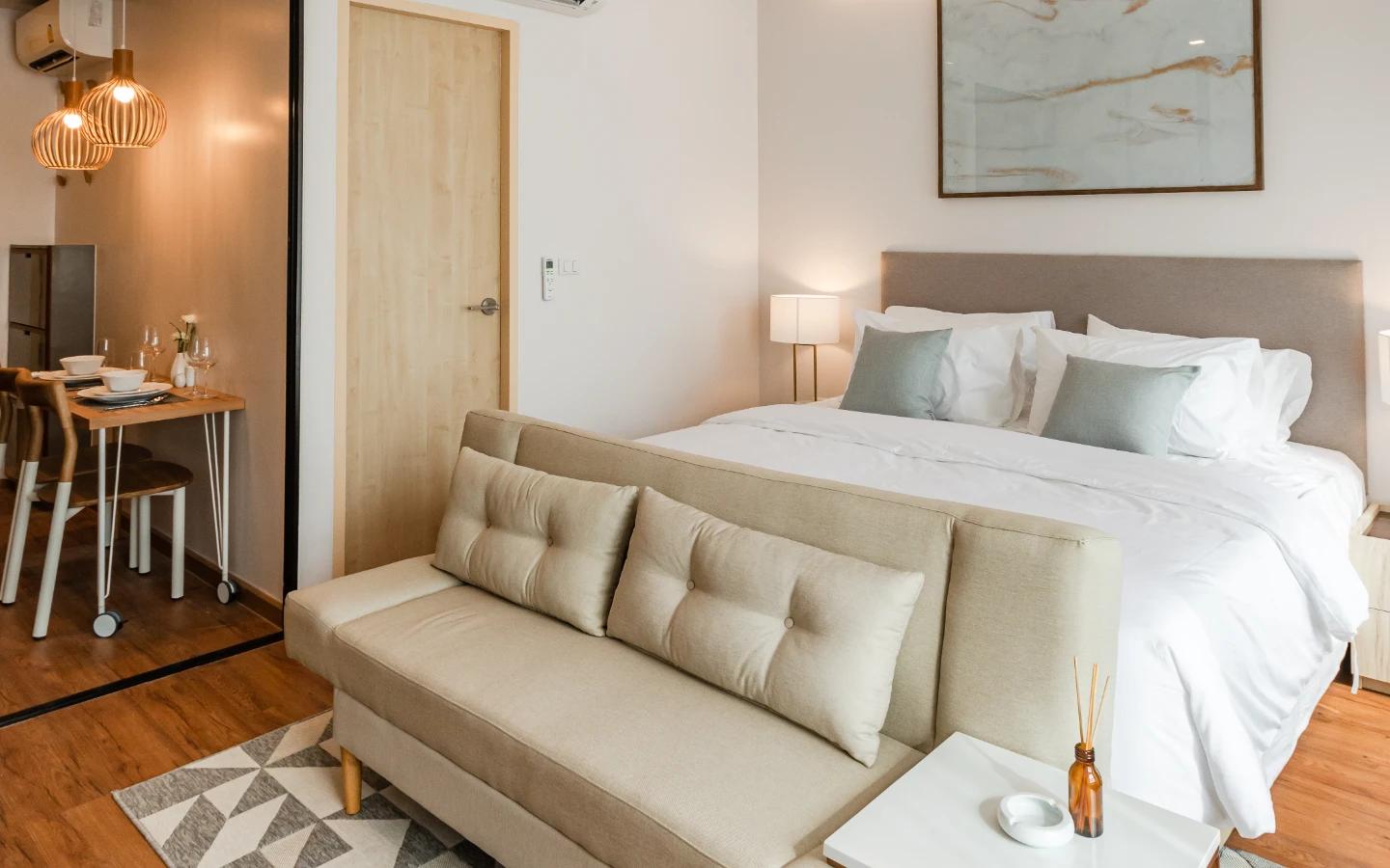 Interior view of Superior 1 Bedroom Apartment for Sale at Proud Condominium