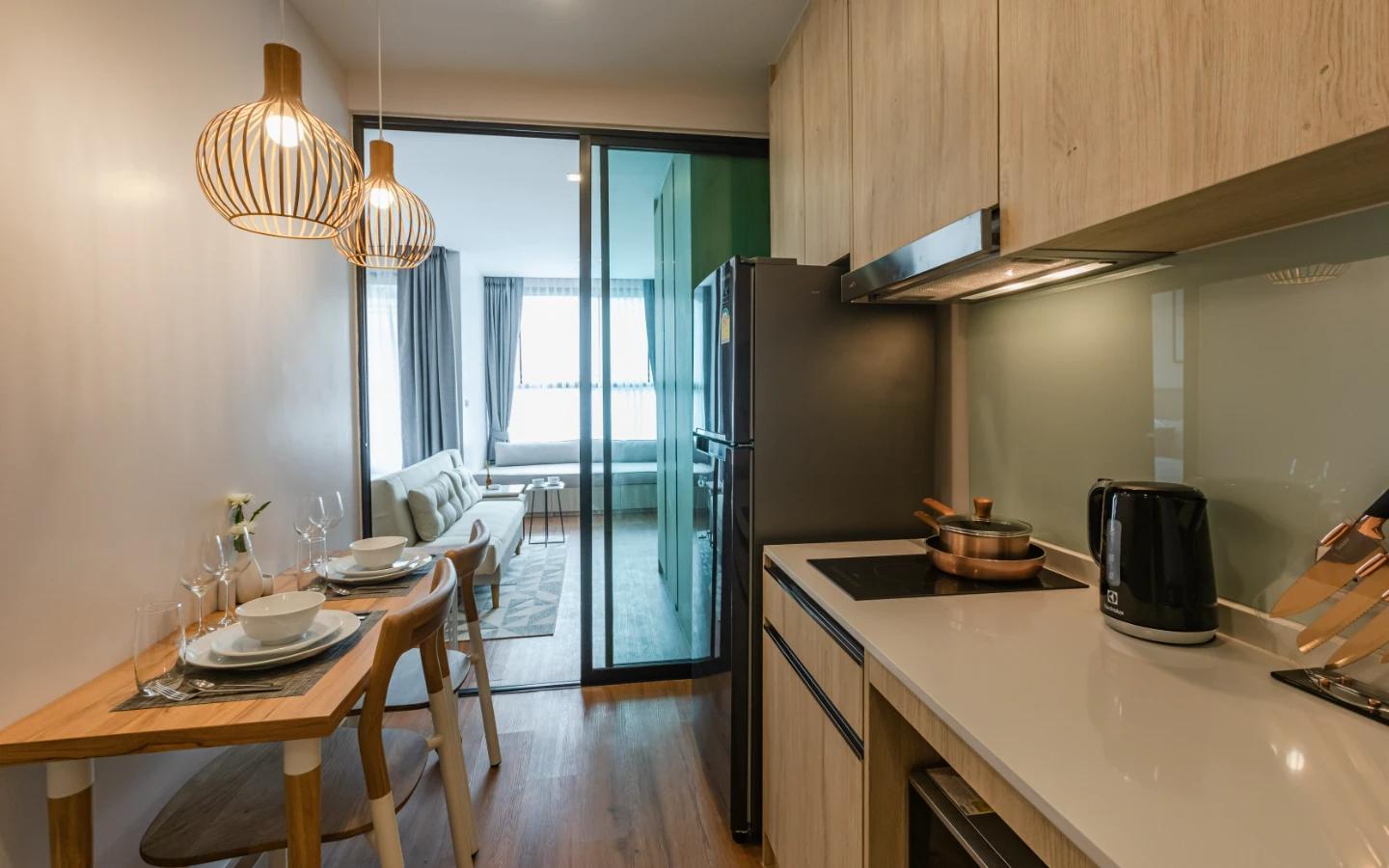 Interior view of Superior 2 Bedroom Apartment for Sale at Proud Condominium