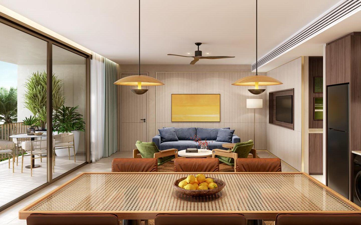 Interior view of Spacious 2 Bedroom Apartment for Sale at Surfhouse Bangtao
