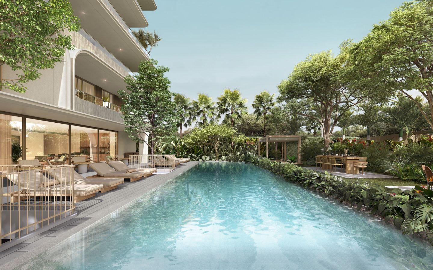 Interior view of Spacious 2 Bedroom Apartment for Sale at Surfhouse Bangtao