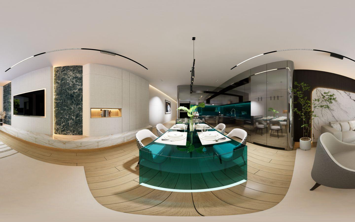 Interior view of 2 Bedroom Luxurious Corner Residence for Sale at Sole Mio Residences