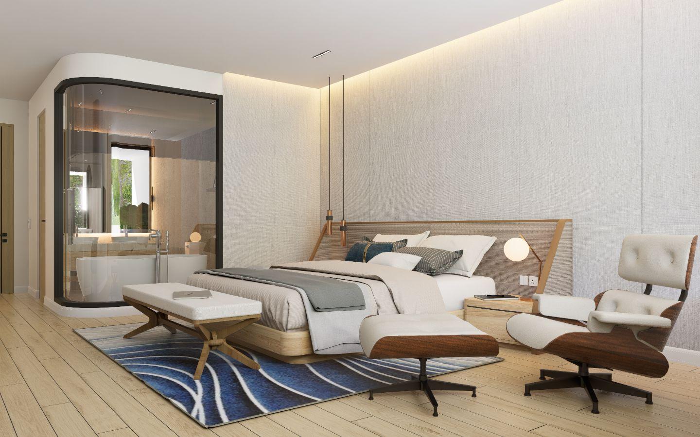 Interior view of 2 Bedroom Apartment for Sale at Sole Mio Residences, Bangtao
