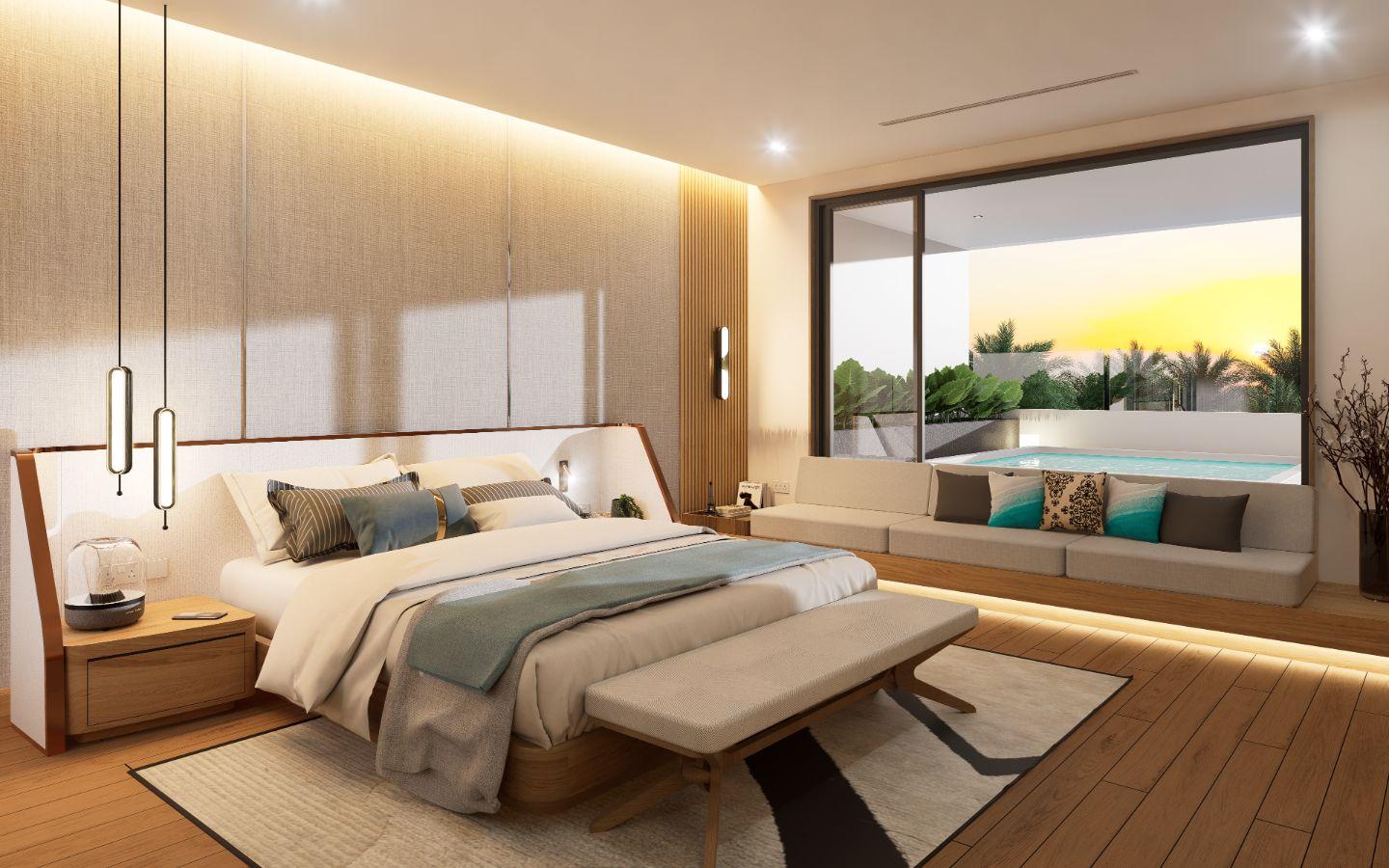 Interior view of 2 Bedroom Apartment for Sale at Sole Mio Residences, Bangtao
