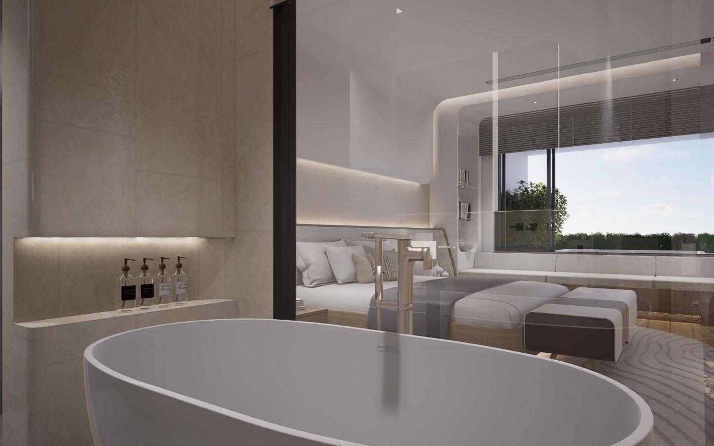 Interior view of 2 Bedroom Apartment for Sale at Sole Mio Residences, Bangtao