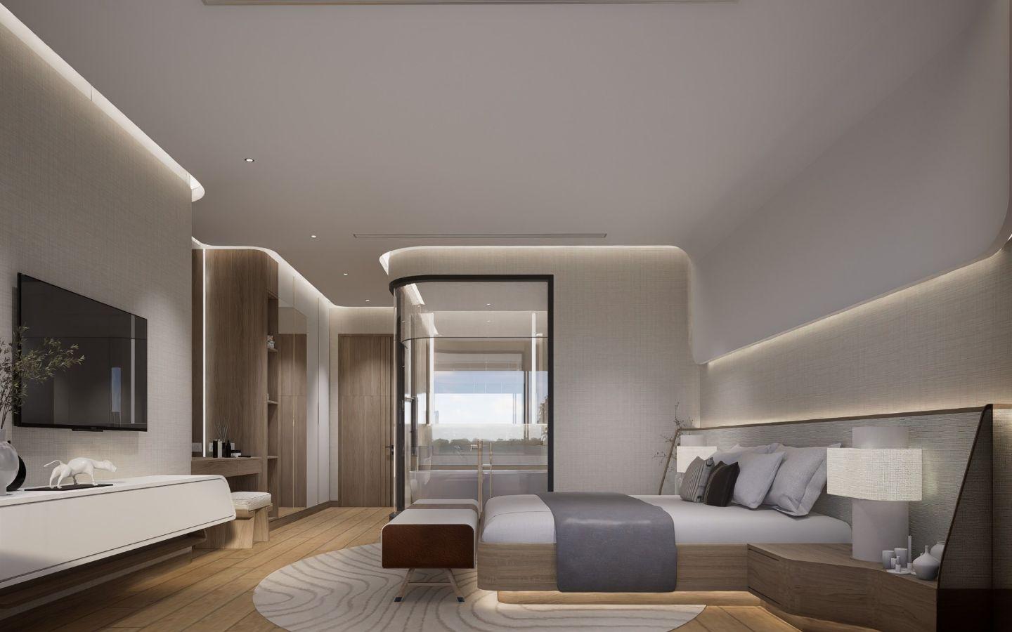 Interior view of 2 Bedroom Apartment for Sale at Sole Mio Residences, Bangtao