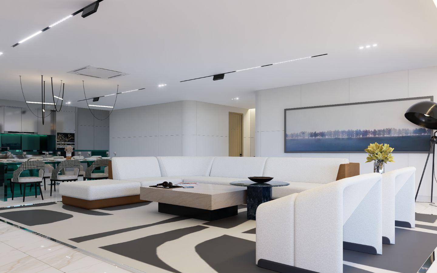 Interior view of 3 Bedroom Luxury Condo for Sale at Sole Mio Residences, Bangtao
