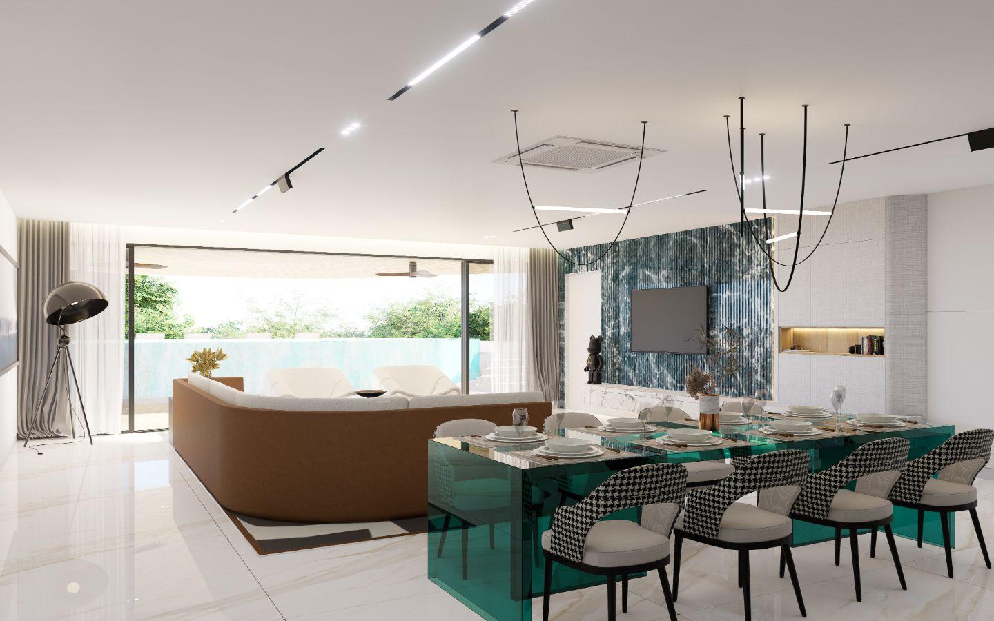 Interior view of 3 Bedroom Luxury Condo for Sale at Sole Mio Residences, Bangtao