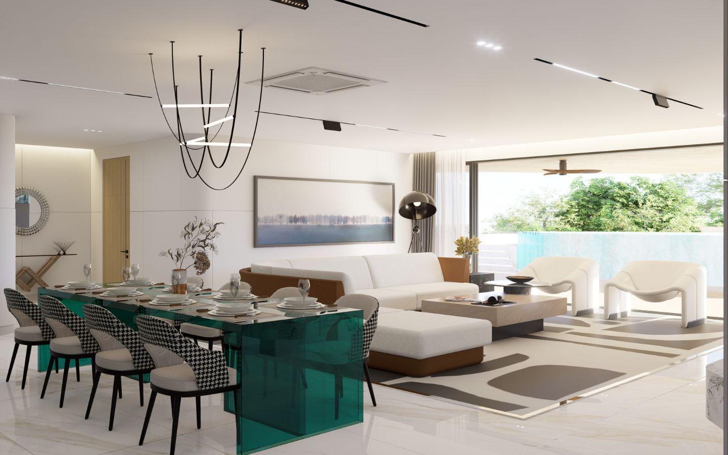 Interior view of 3 Bedroom Luxury Condo for Sale at Sole Mio Residences, Bangtao