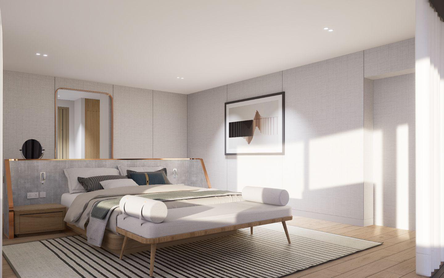 Interior view of 3 Bedroom Luxury Condo for Sale at Sole Mio Residences, Bangtao