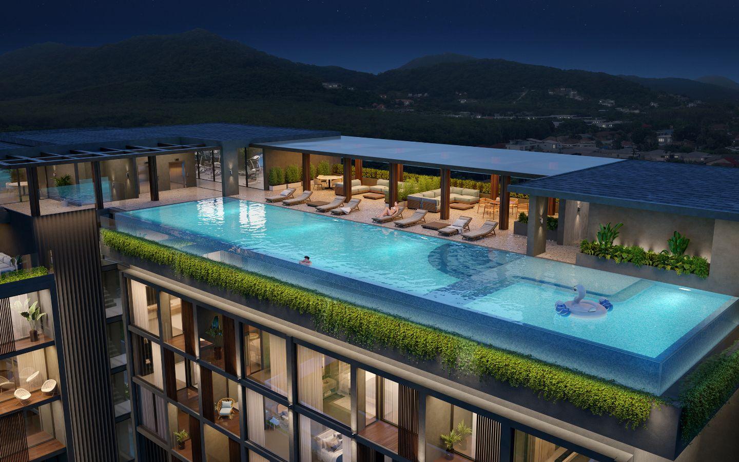 Interior view of 2 Bedroom Apartment for Sale at Essence Condo by Harmony, Rawai