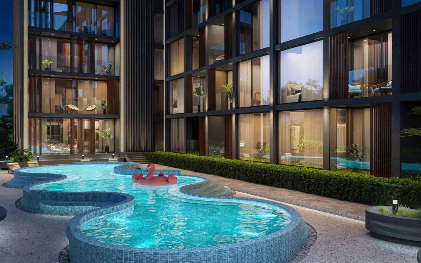 Interior view of 2 Bedroom Apartment for Sale at Essence Condo by Harmony, Rawai
