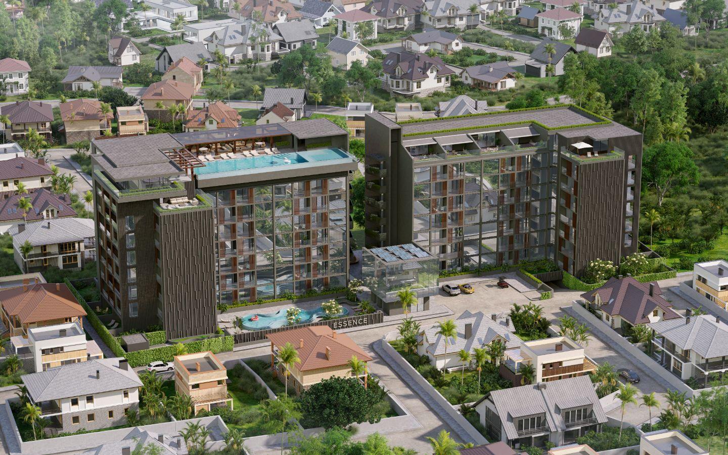 Interior view of 2 Bedroom Apartment for Sale at Essence Condo by Harmony, Rawai