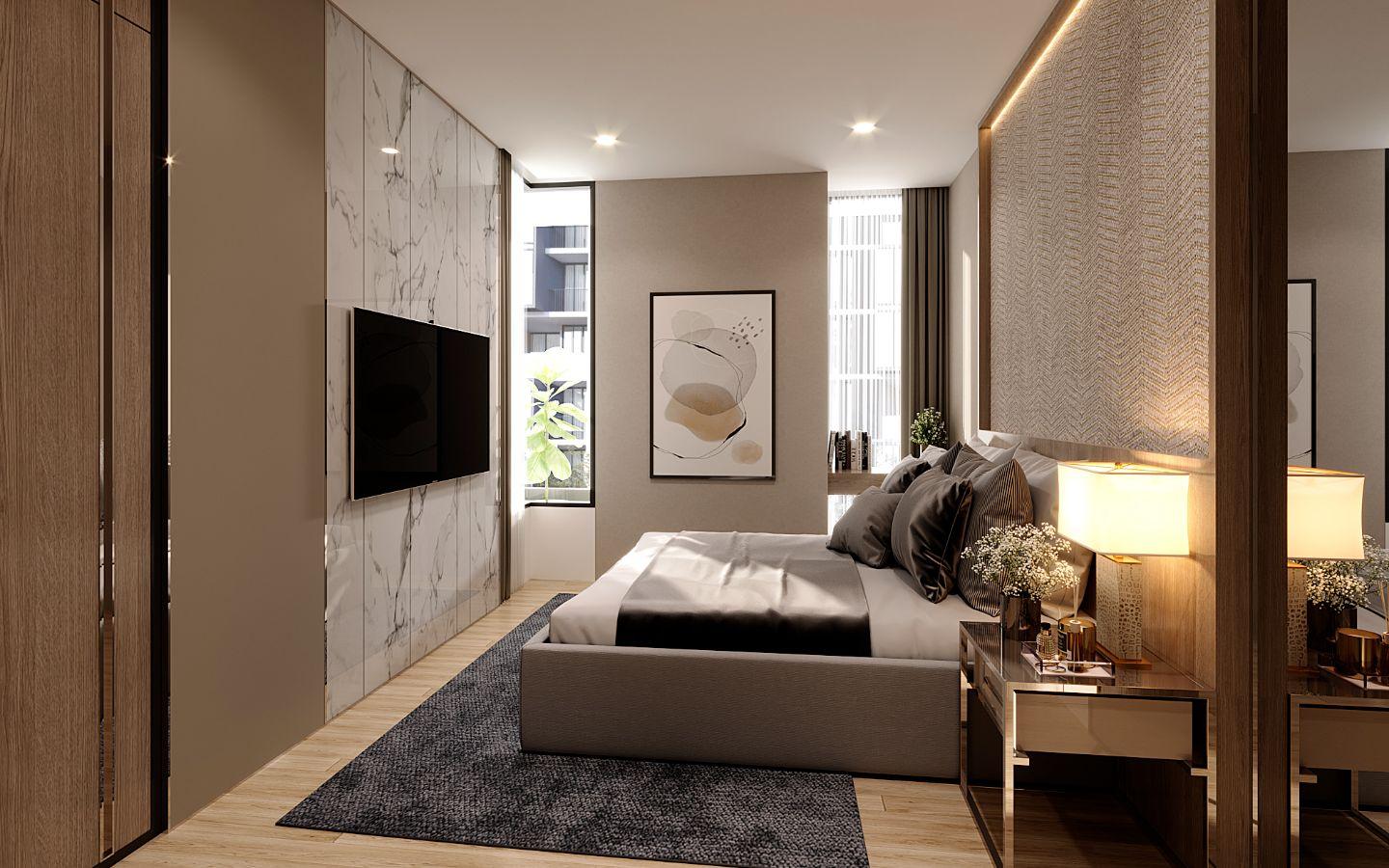 Interior view of Large 1 Bedroom Condo for Sale at The Balance Condo, Kata