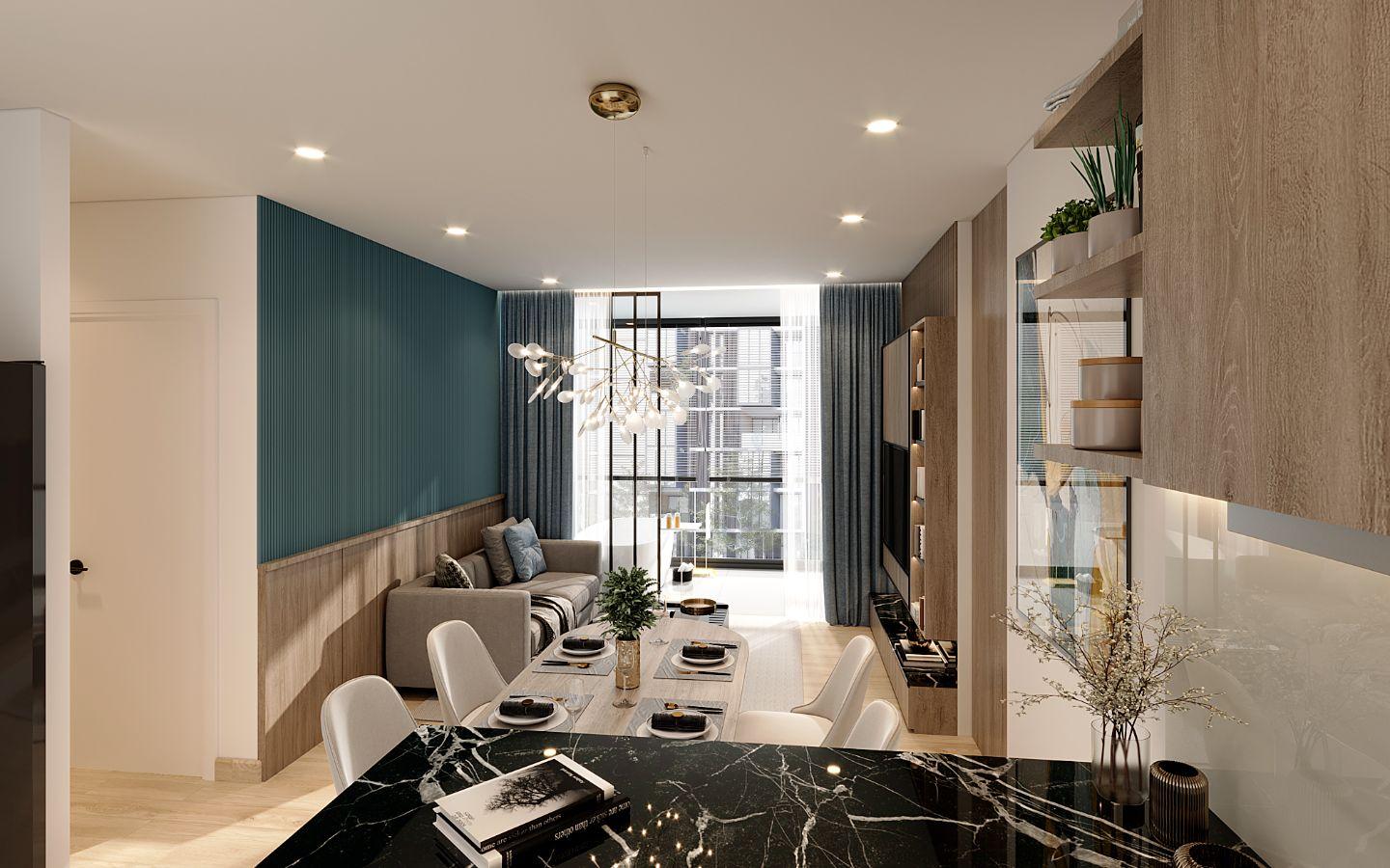 Interior view of 2 Bedroom Apartment for Sale at The Balance by the Beach Condo, Kata