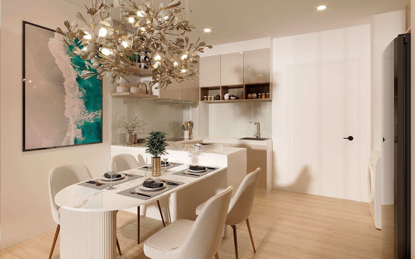 Interior view of 2 Bedroom Apartment for Sale at The Balance by the Beach Condo, Kata