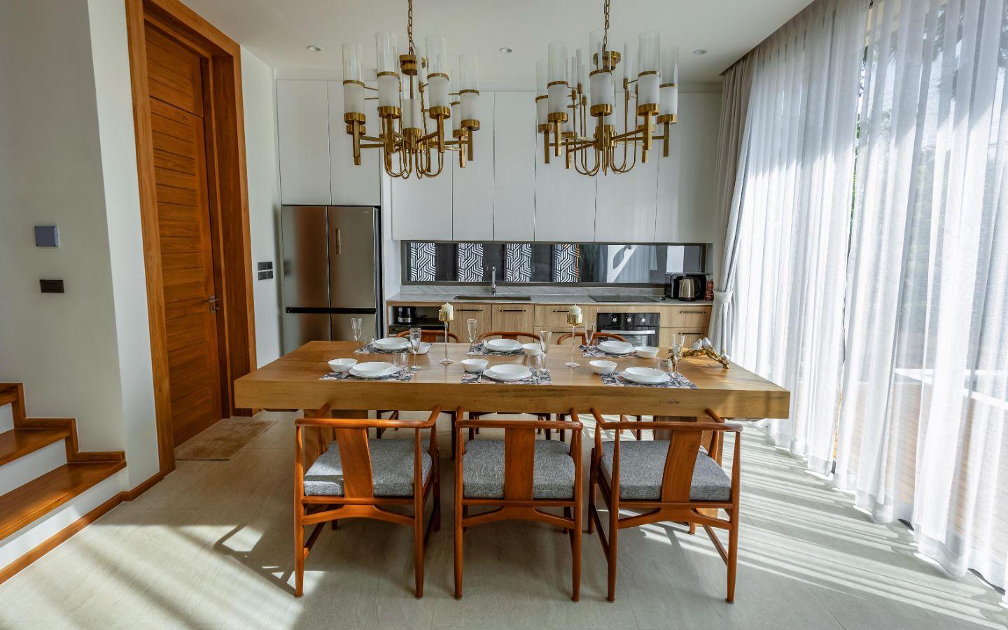 Interior view of 3 Bedroom Private Resale Pool Villa at The Teak Phase 1