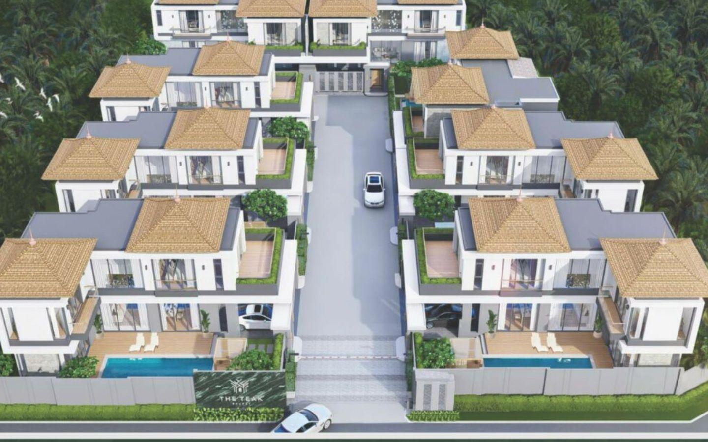 Interior view of 3 Bedroom Private Resale Pool Villa at The Teak Phase 1