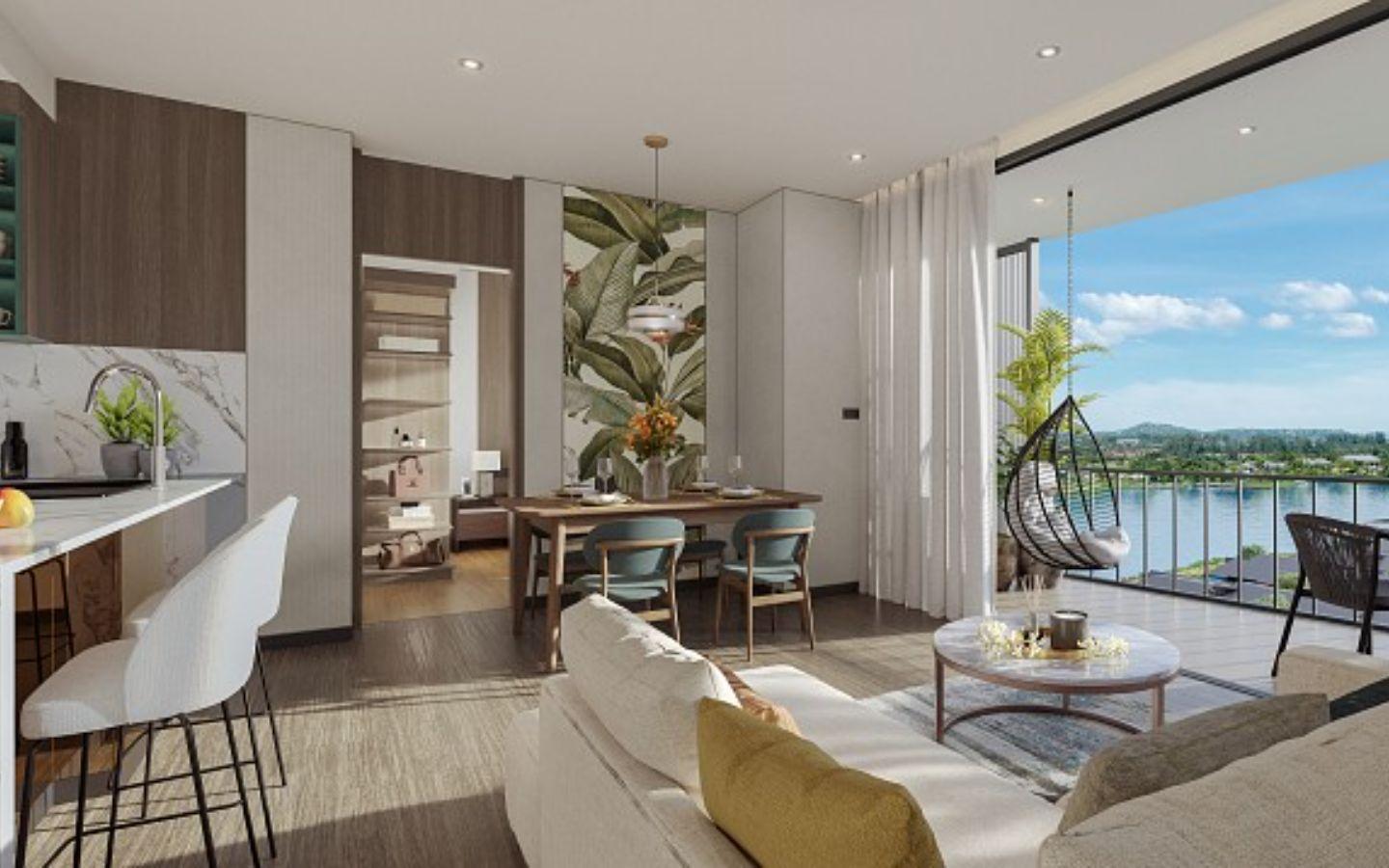 Interior view of 3 Bedroom Condo for Sale at Laguna Skypark Elara, Phuket