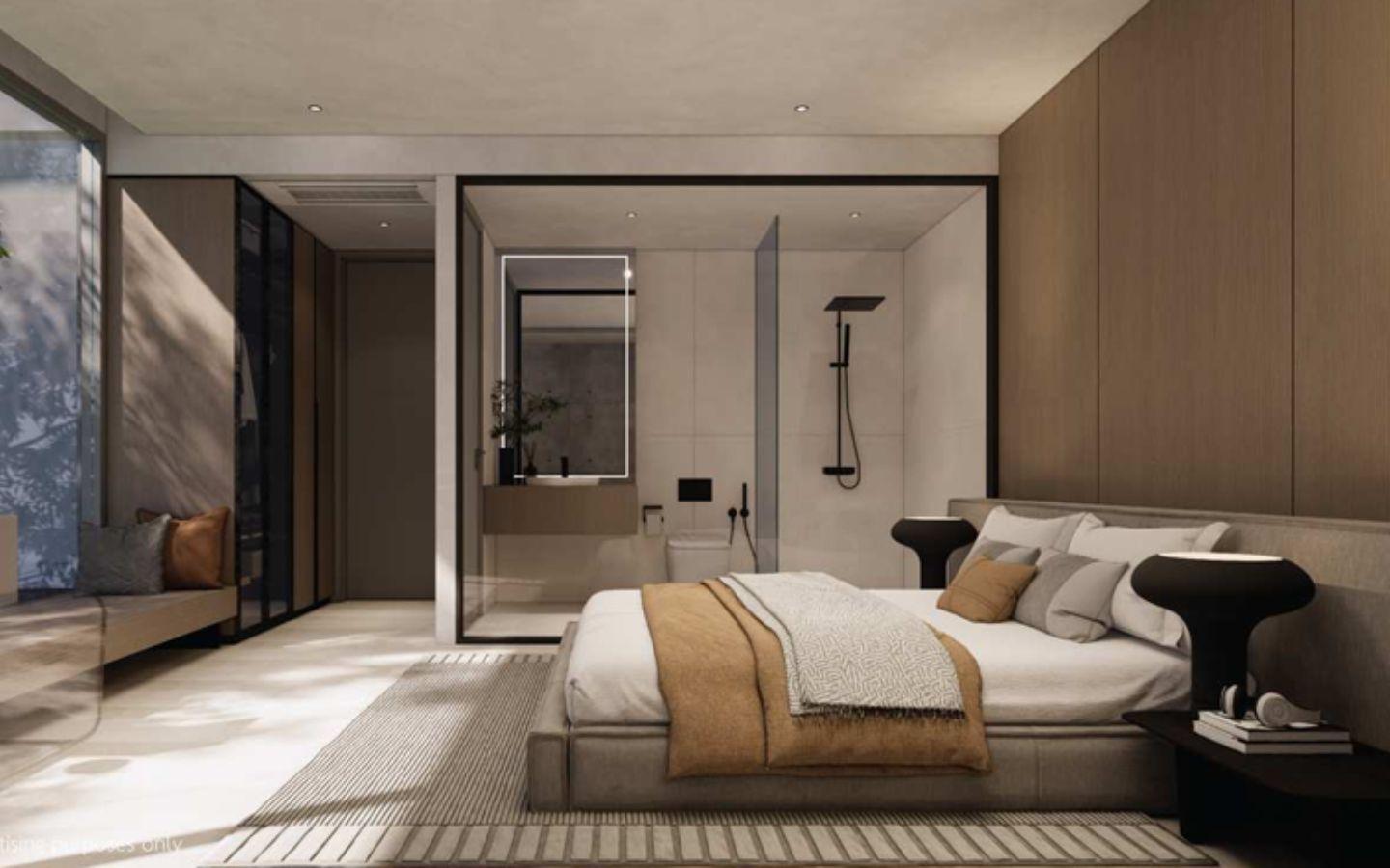 Interior view of Absolute Beachfront 4 Bedroom Luxury Villa Sea Theatre - Emerald