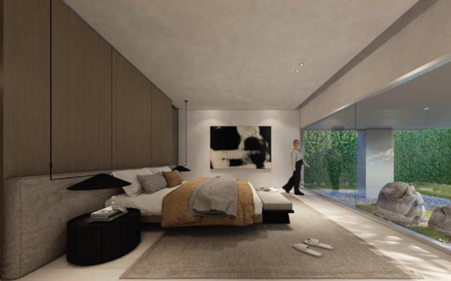 Interior view of Absolute Beachfront 4 Bedroom Luxury Villa Sea Theatre - Emerald