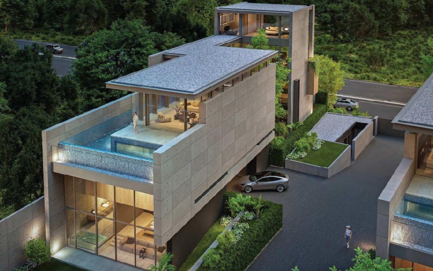 Exterior view of Absolutely Stunning Oceanfront Pool Villa Sea Theatre - Sapphire