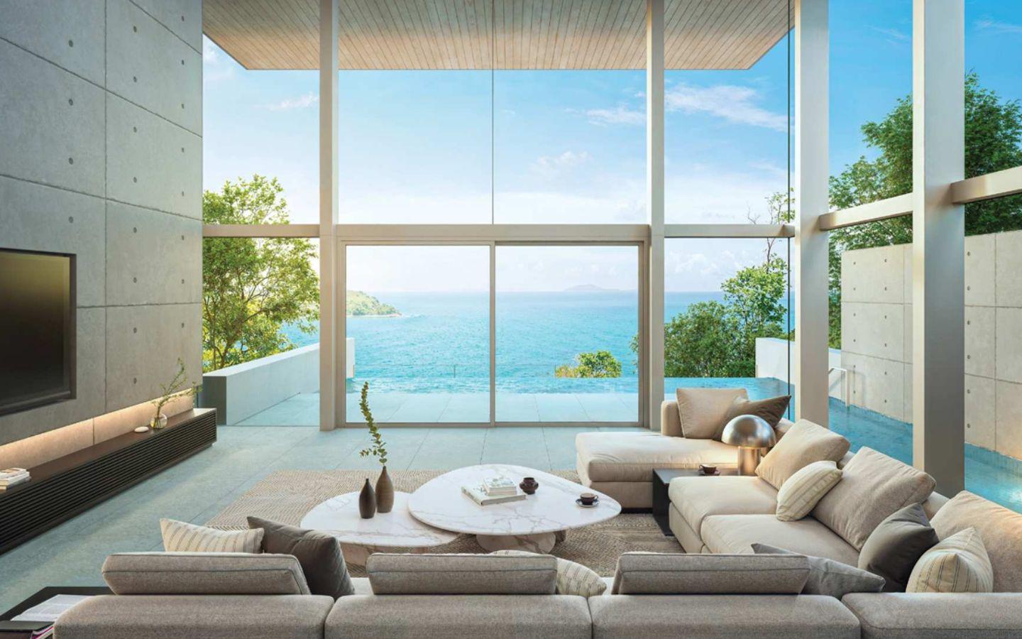Exterior view of Absolutely Stunning Oceanfront Pool Villa Sea Theatre - Sapphire