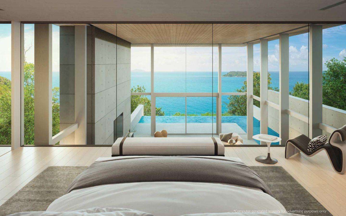 Exterior view of Absolutely Stunning Oceanfront Pool Villa Sea Theatre - Sapphire