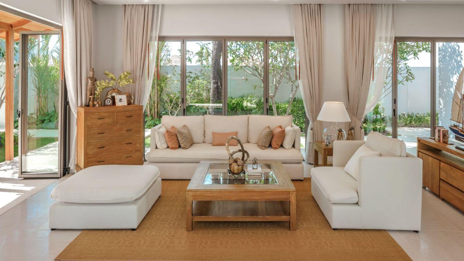 Interior view of 3 Bedroom Private Pool Villa for Sale at Anchan Sunscape Type 3A-1