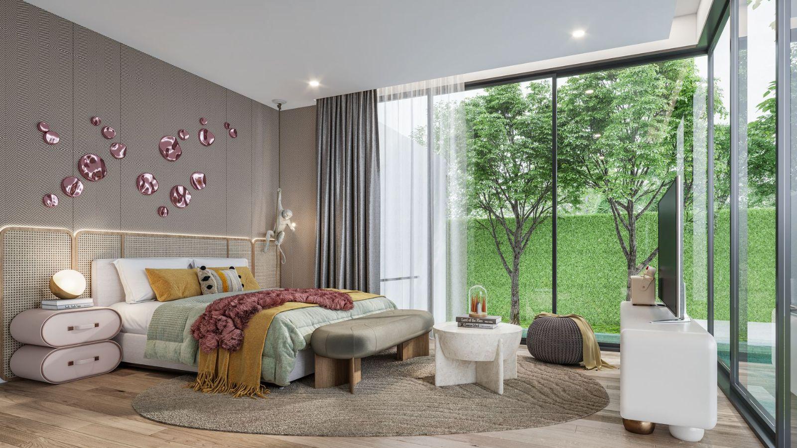 Interior view of 3 Bedroom Pearl Type Luxurious Poetry Villas Walking Distance to Bangtao Beach
