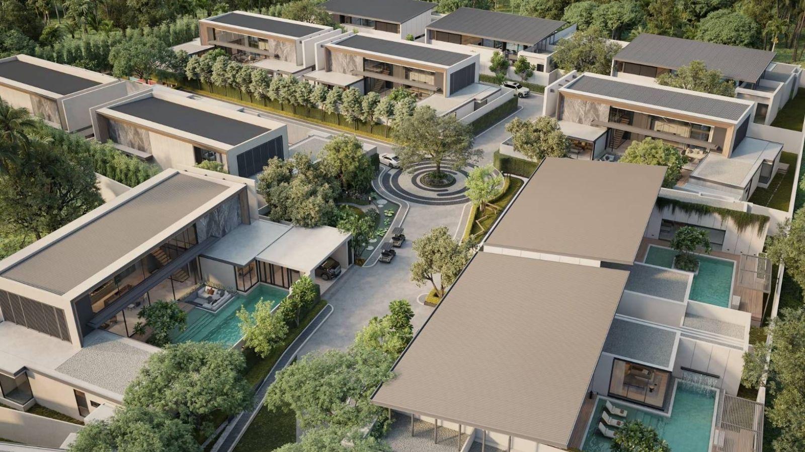 Interior view of 4 Bedroom Onyx Type A Luxurious Poetry Villas Walking Distance to Bangtao Beach