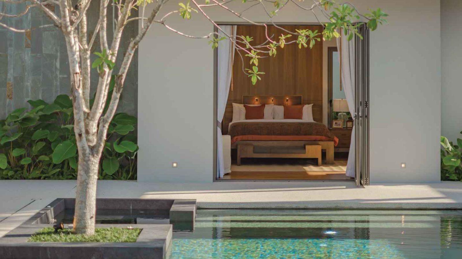 Interior view of Magnificent 4-Bedroom Anchan Indigo Pool Villa for Sale