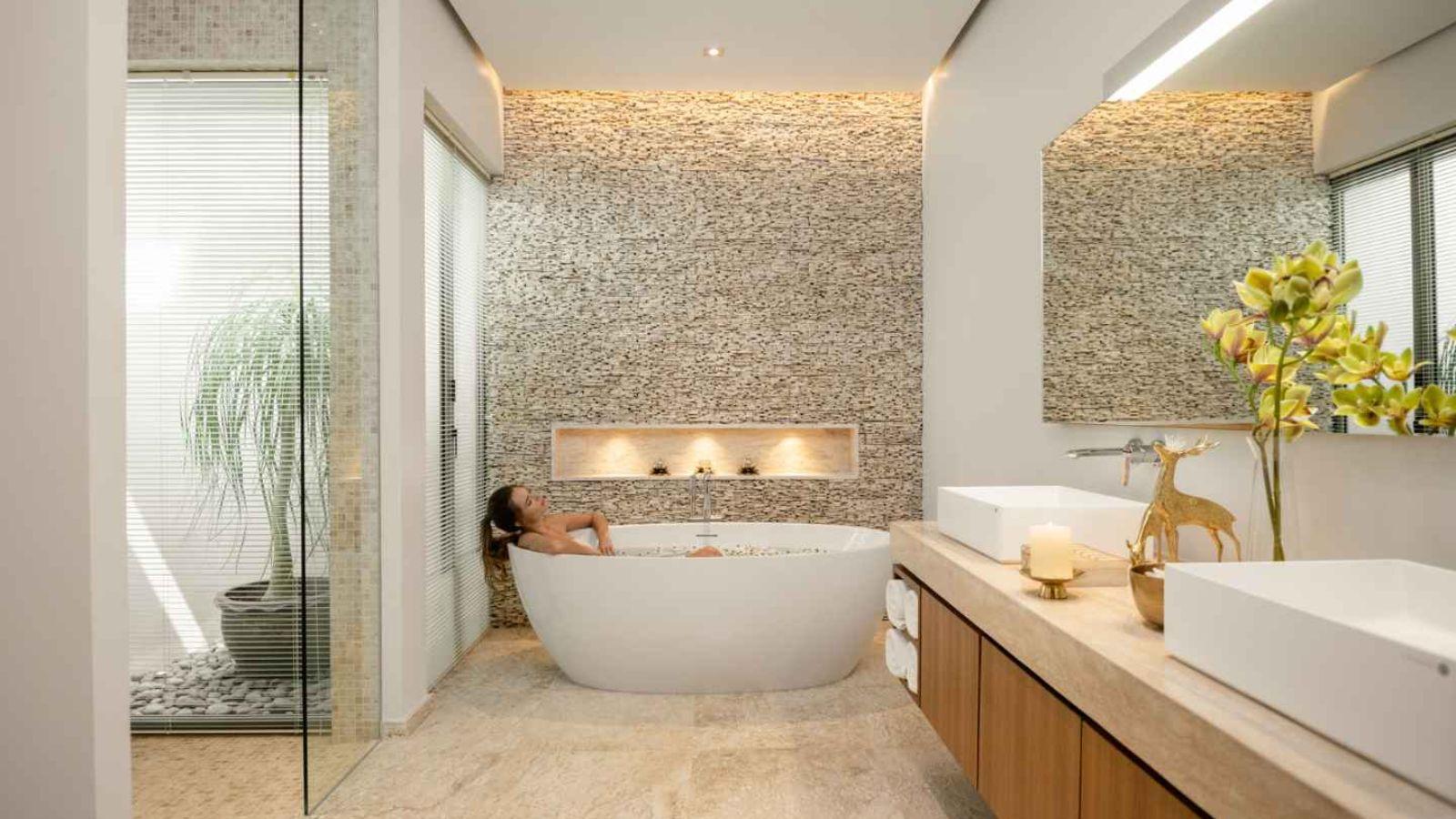 Interior view of Magnificent 4-Bedroom Anchan Indigo Pool Villa for Sale