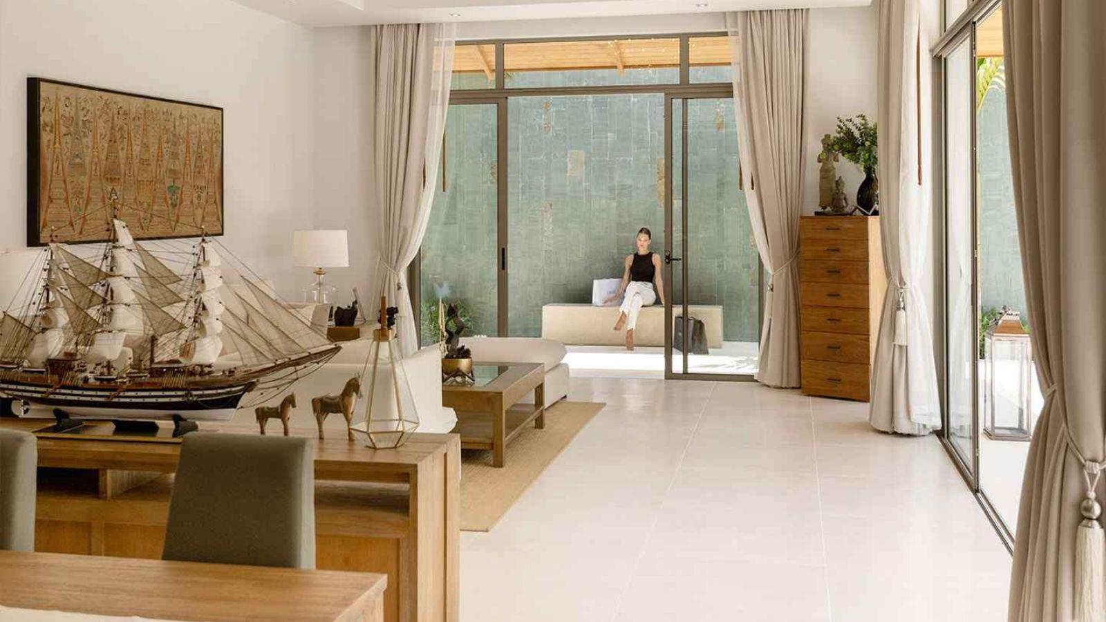 Interior view of Magnificent 4-Bedroom Anchan Indigo Pool Villa for Sale