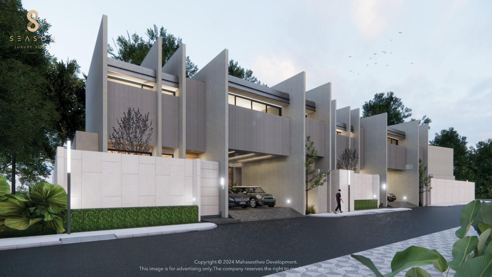 Interior view of 4 Bedroom Private Pool Villa for Sale at 8 Season, Layan