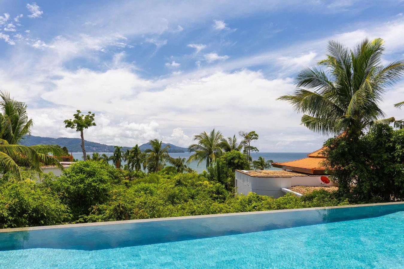 Interior view of Panoramic Sea View 3 Bedroom Luxury Villa at Trisara, Phuket