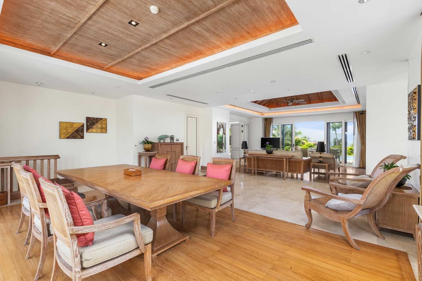 Interior view of Panoramic Sea View 3 Bedroom Luxury Villa at Trisara, Phuket