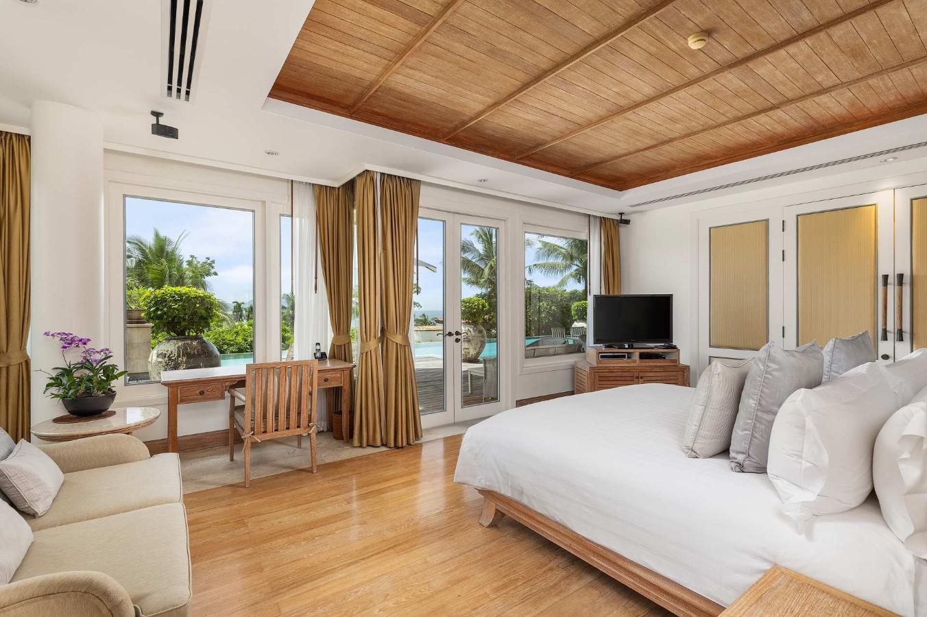 Interior view of Panoramic Sea View 3 Bedroom Luxury Villa at Trisara, Phuket
