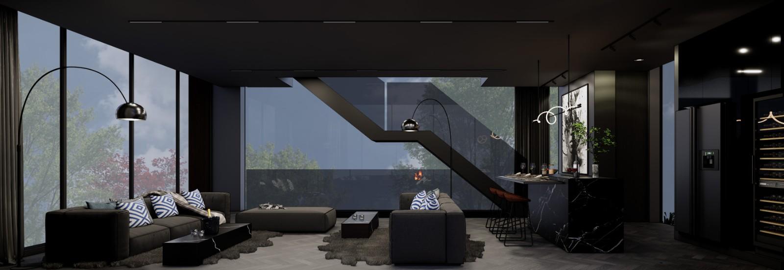 Interior view of 5 Bedroom Contemporary Wallaya Qnity Villa Type A for Sale