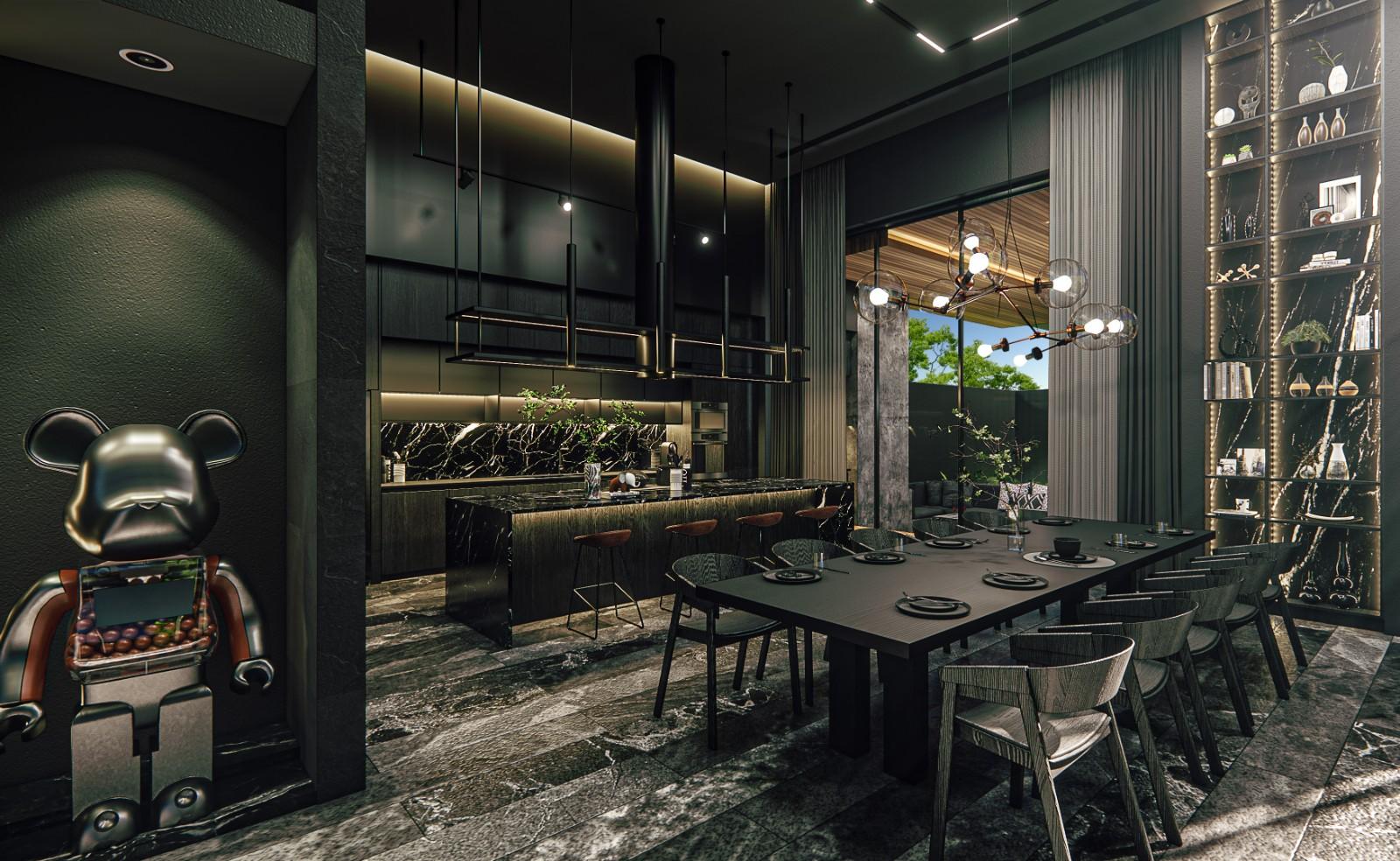 Interior view of 3 Bedroom Ultra Luxurious Wallaya Qnity Villa Type B for Sale