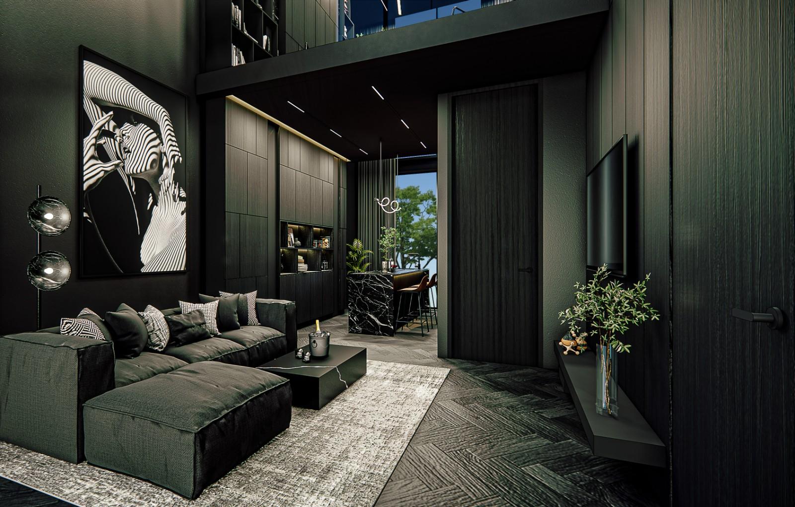 Interior view of 3 Bedroom Ultra Luxurious Wallaya Qnity Villa Type B for Sale