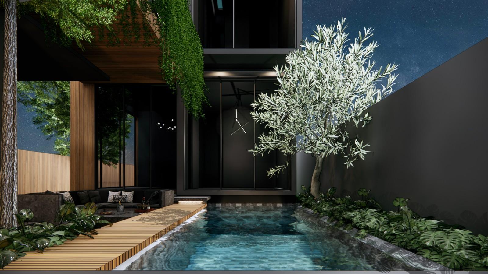 Interior view of 3 Bedroom Luxurious Modern Wallaya Qnity Villa Type D for Sale