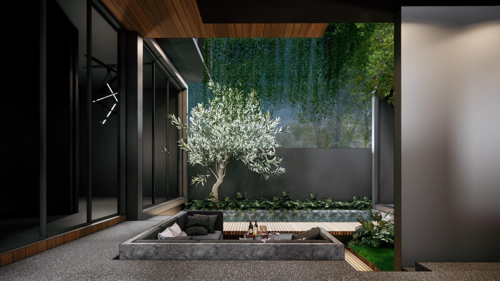 Interior view of 3 Bedroom Luxurious Modern Wallaya Qnity Villa Type D for Sale